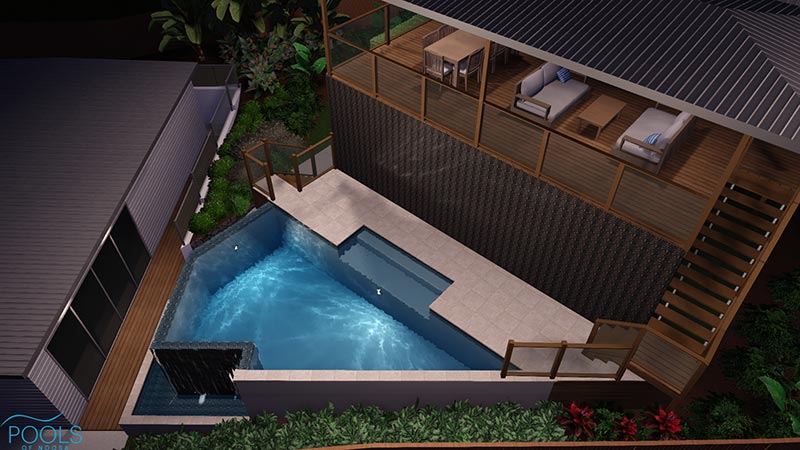 3D Swimming Pool Concept